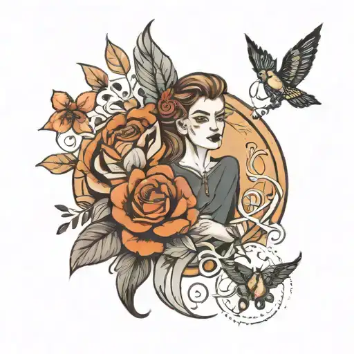 Find your people passion purpose tattoo design idea