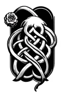 Witches Knot tattoo design idea