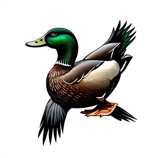 Duck Hunting tattoo design idea