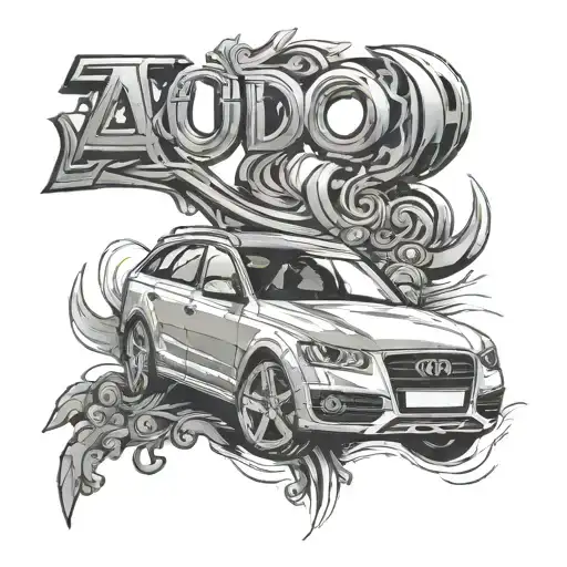 audi vide tace tattoo design idea