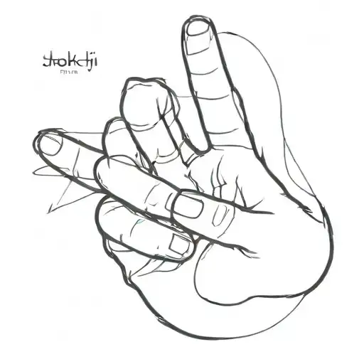 hakari Kinji JJK Hand sign tattoo tattoo design idea