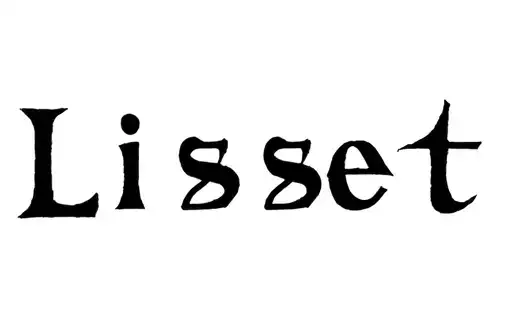 "Lisset" tattoo design idea