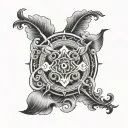 777  tattoo design idea