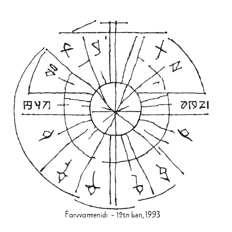 My date of birth is Farvardin 6th, 1993. Considering the elements of the Achaemenid combination for my year of birth, th tattoo design idea