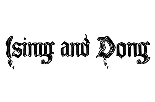 "Ising and Dong" tattoo design idea