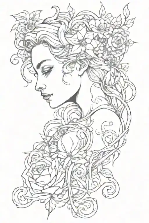 anxiety and love   tattoo design idea