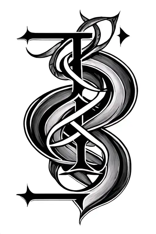 Symbols for God is greater than the highs and lows tattoo design idea