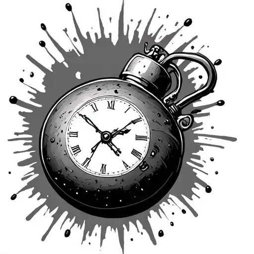 Time Bomb tattoo design idea