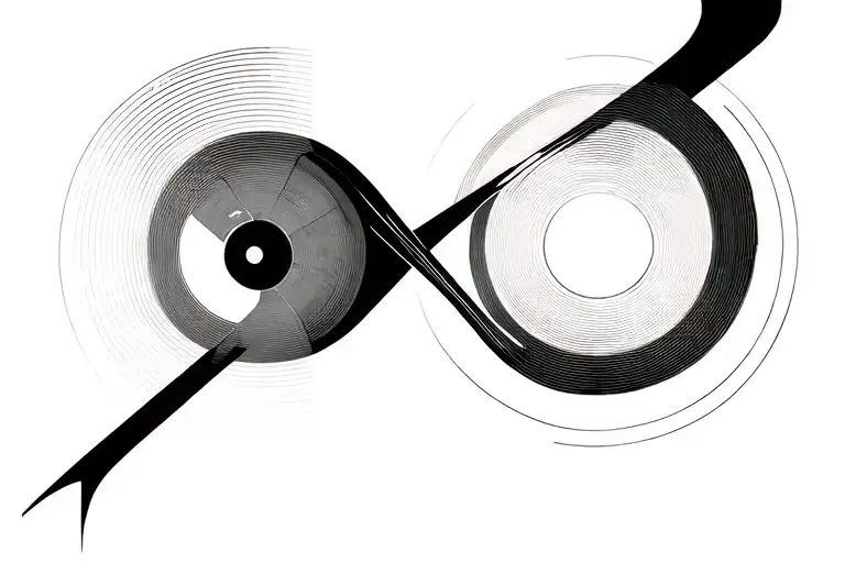 référence from Christopher Nolan movies MIXED inception and interstellar tattoo design idea