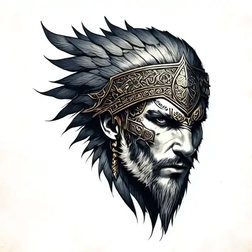 im born on 14th January 1998, I'm a warrior ready to take up any battle in my life to protect my peace of mind tattoo design idea