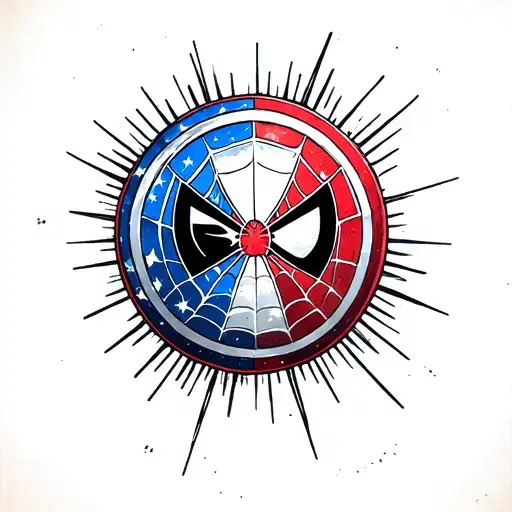 In memory of Nick Bahl-Moore, my best friend, born in 2006 and passed in 2026, spiderman, star wars, flash, Cap’s shield tattoo design idea