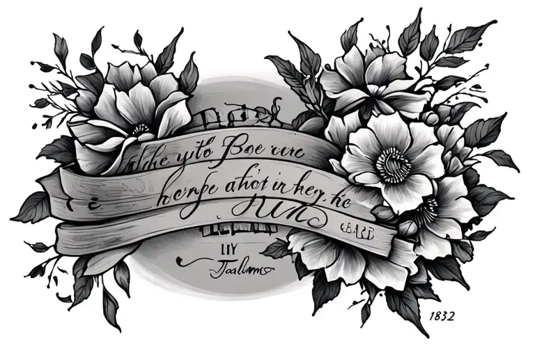 psalms 18:32 tattoo design idea