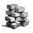 Bricks tattoo design idea