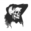 SKELETON SHAKA tattoo design idea