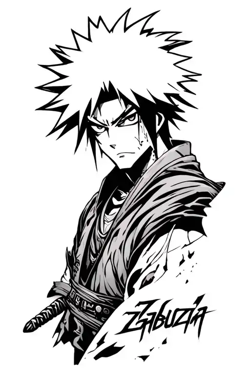 Zabuza tattoo design idea