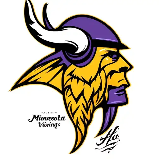 Minnesota Vikings tattoo design idea
