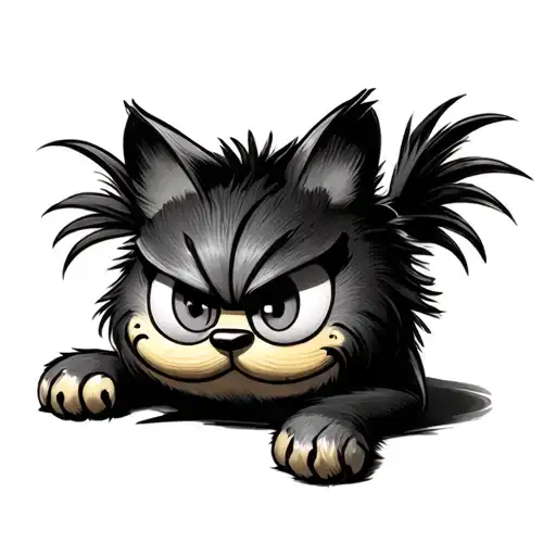 Garfield tattoo design idea