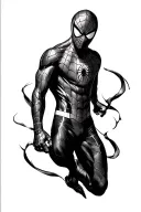 spiderman peter parker tattoo design idea