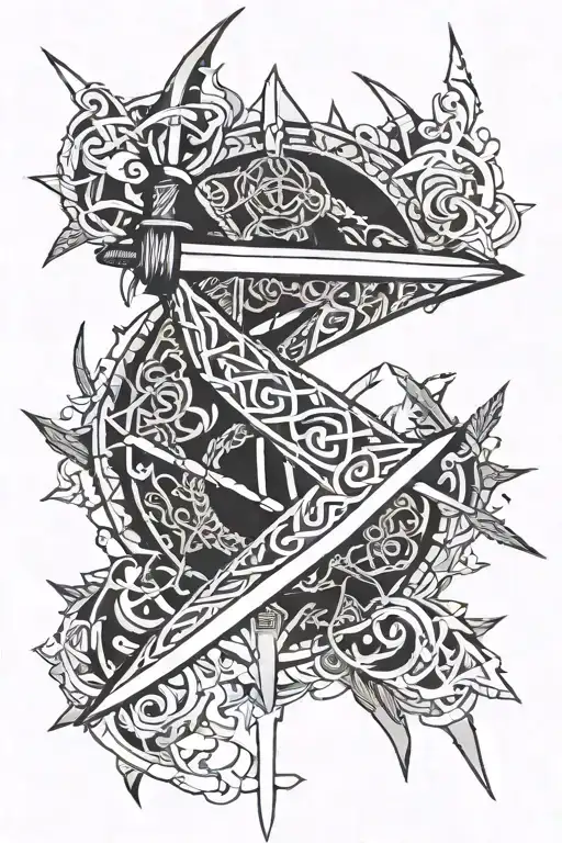 Minato Kunai tattoo design idea