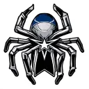 spider dallas cowboys star made tattoo design idea