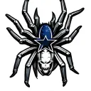 spider dallas cowboys star made tattoo design idea