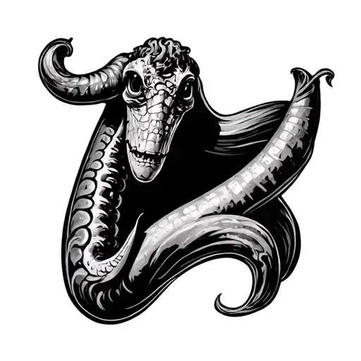 Cornicello tattoo design idea