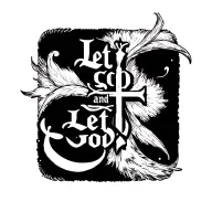 "Let go and let God" cross tattoo tattoo design idea