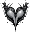 Labia tattoo design idea