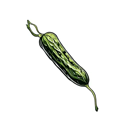 Stoned Pickle tattoo design idea