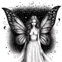 fairy tattoo design idea