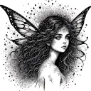 fairy tattoo design idea