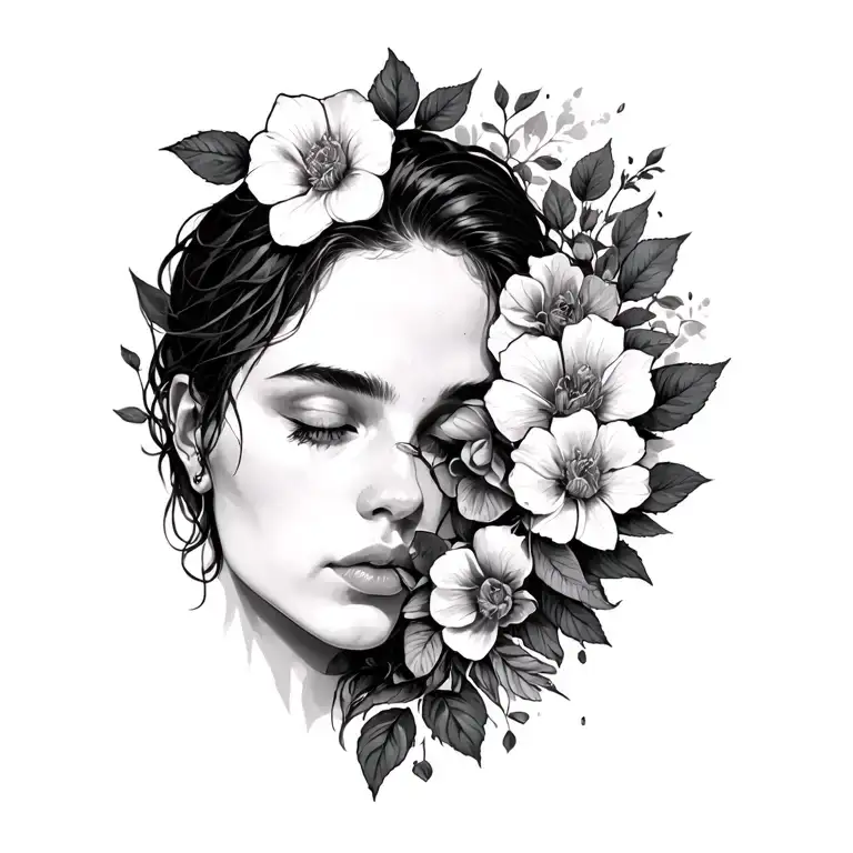 self growth and struggle with relationships  tattoo design idea