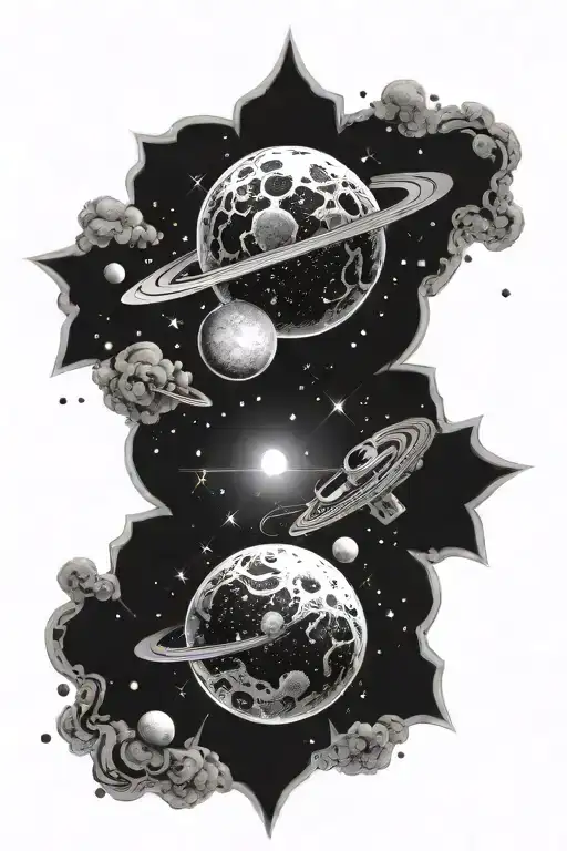 Orion Belt tattoo design idea
