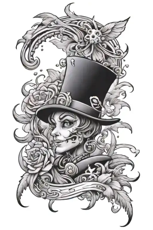 Lucky and dreams come true tattoo design idea