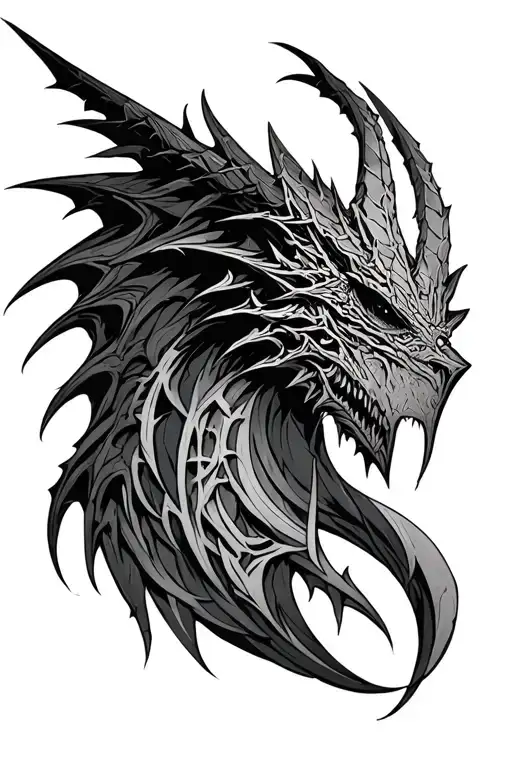 Elder Scrolls daedric script font tattoo design idea