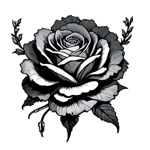 anal plug tattoo design idea