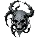 phyrexian poison tattoo design idea