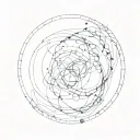 two overlapping circles   tattoo design idea