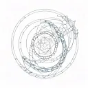 two overlapping circles   tattoo design idea