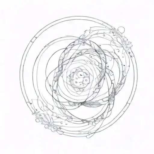 two overlapping circles   tattoo design idea