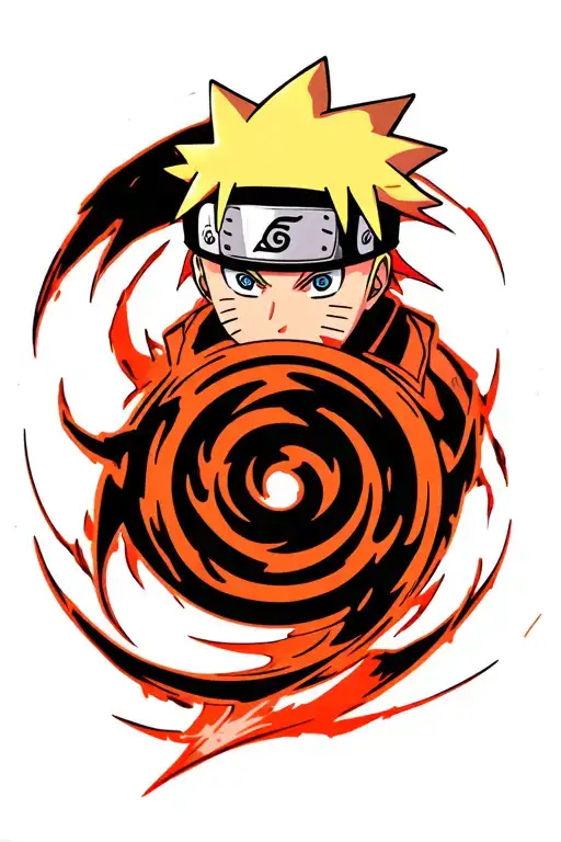 Naruto Curse Seal Mark tattoo design idea