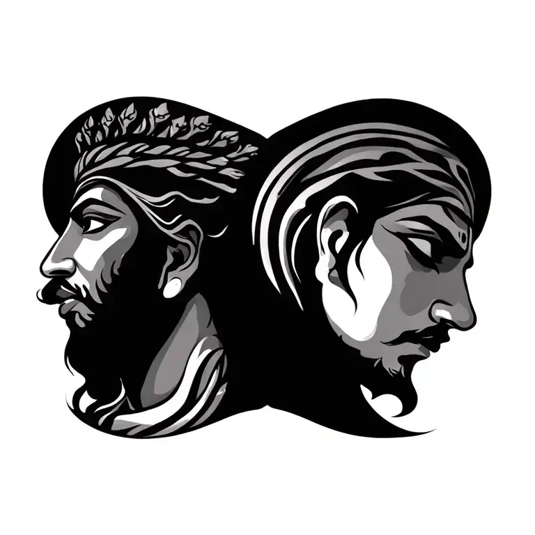 karna surya kavach tattoo design idea