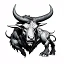 Minotaur tattoo design idea