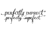 "PERFECTLY IMPERFECT" STITCHING tattoo design idea