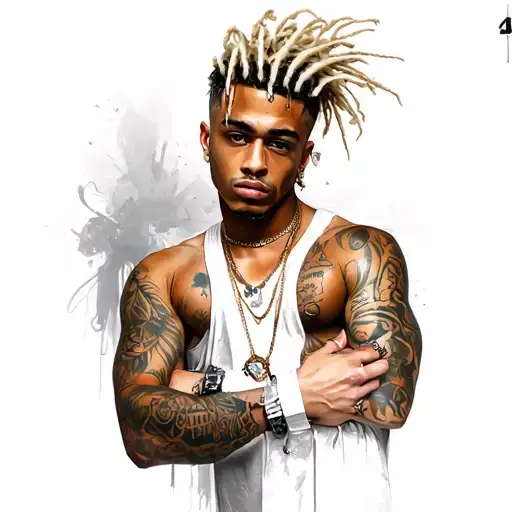 Xxxtentacion tattoo design idea