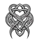 Celtic Love Knot tattoo design idea