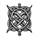 Celtic Love Knot tattoo design idea