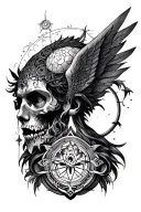 hermetic principles tattoo design idea