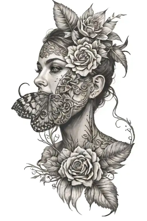 living with purpose tattoo design idea