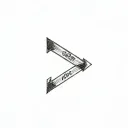 solid arrows pointing in one direction that has the quote "you gave me so much to remember" tattoo design idea